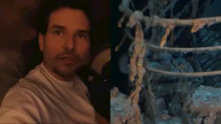 Imagem ilustrativa da imagem Vídeo: youtuber fez viagem com empresa aos restos do Titanic