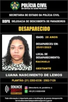 Imagem ilustrativa da imagem Grávida, com cesariana agendada, desaparece no Rio