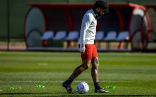 Imagem ilustrativa da imagem Flamengo inicia primeiro treinamento em campo para o Mundial