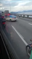 Imagem ilustrativa da imagem Acidente na Ponte Rio-Niterói deixa motociclista morto