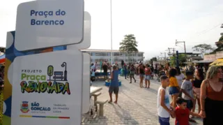 Imagem ilustrativa da imagem Novinha em folha, Praça do Barenco é reinaugurada em São Gonçalo