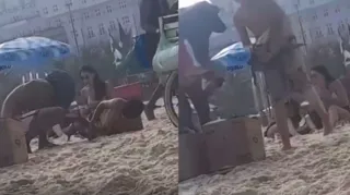 Imagem ilustrativa da imagem Vídeo: pombos são capturados em praia para serem vendidos