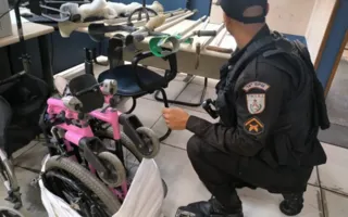 Imagem ilustrativa da imagem PM prende ladrões de equipamentos de reabilitação infantil no Rio