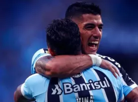 Imagem ilustrativa da imagem Suárez marca e Grêmio é campeão do Campeonato Gaúcho