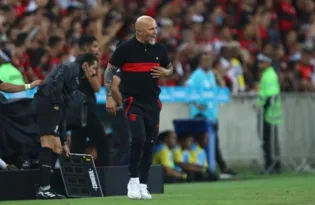 Imagem ilustrativa da imagem 'Tudo será questão de tempo', diz Sampaoli após vitória do Flamengo