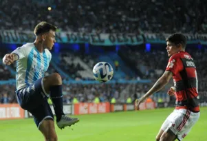 Imagem ilustrativa da imagem Flamengo empata com Racing em 1 a 1 pela Libertadores