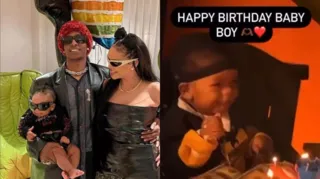 Imagem ilustrativa da imagem Primeiro filho de Rihanna e A$AP Rocky completa um ano