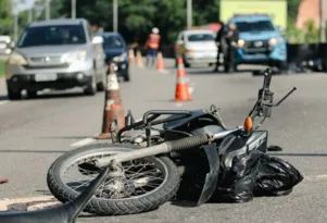 Imagem ilustrativa da imagem Motociclistas sofrem mais da metade dos acidentes, aponta estudo