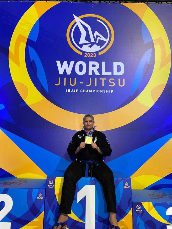 Coordenador de lutas da Sejer conquista mais um título mundial de jiu-jitsu