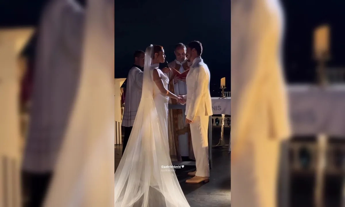 Giovanna Lancellotti se casa com presidente da Liesa em cerimônia luxuosa no Cristo Redentor