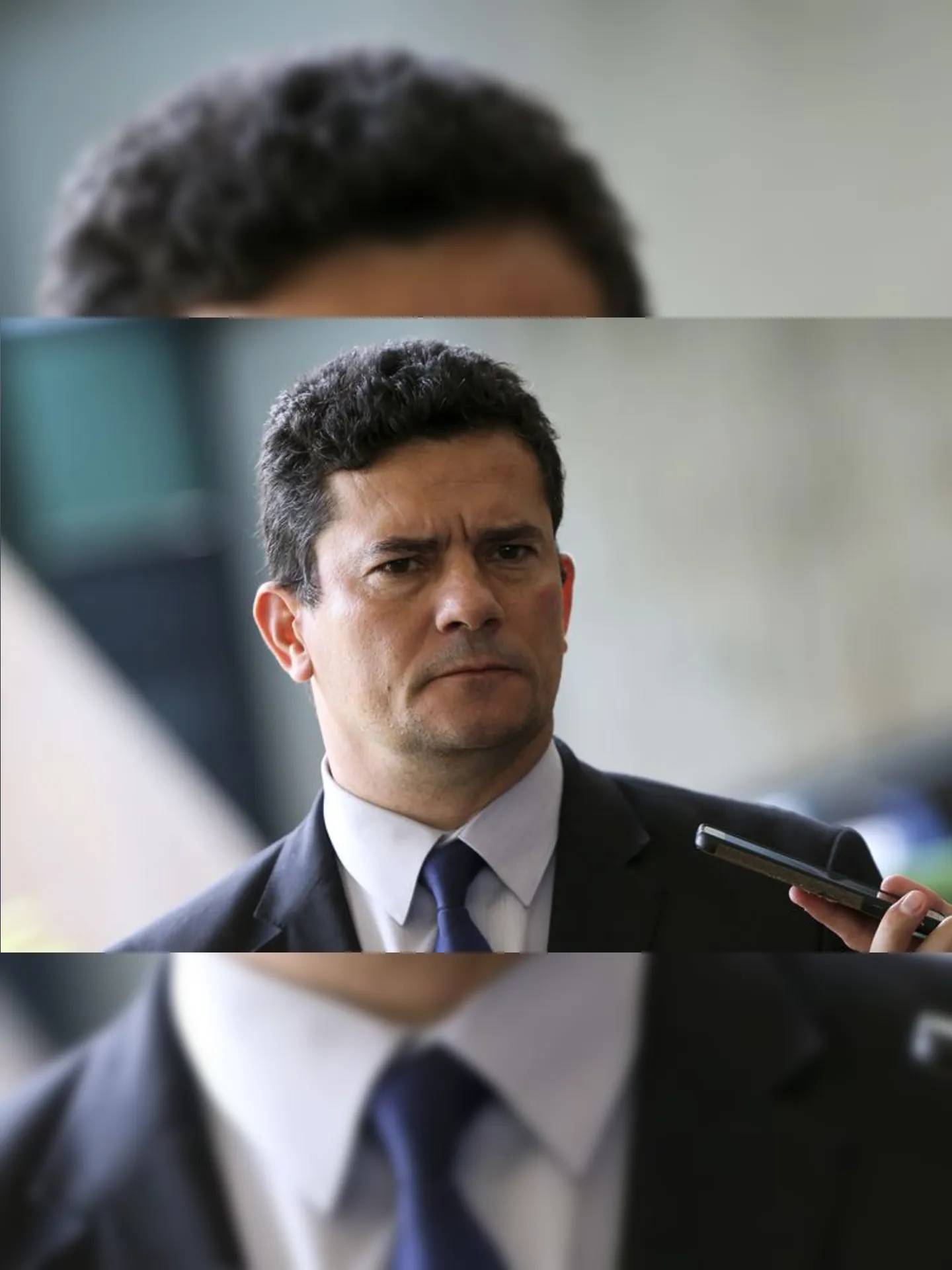 O futuro ministro da Justiça e Segurança Pública, Sérgio Moro, fala à imprensa no CCBB, em Brasília.