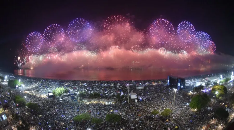 Imagem ilustrativa da imagem Proibida queima de fogos no Réveillon em toda a orla do Rio