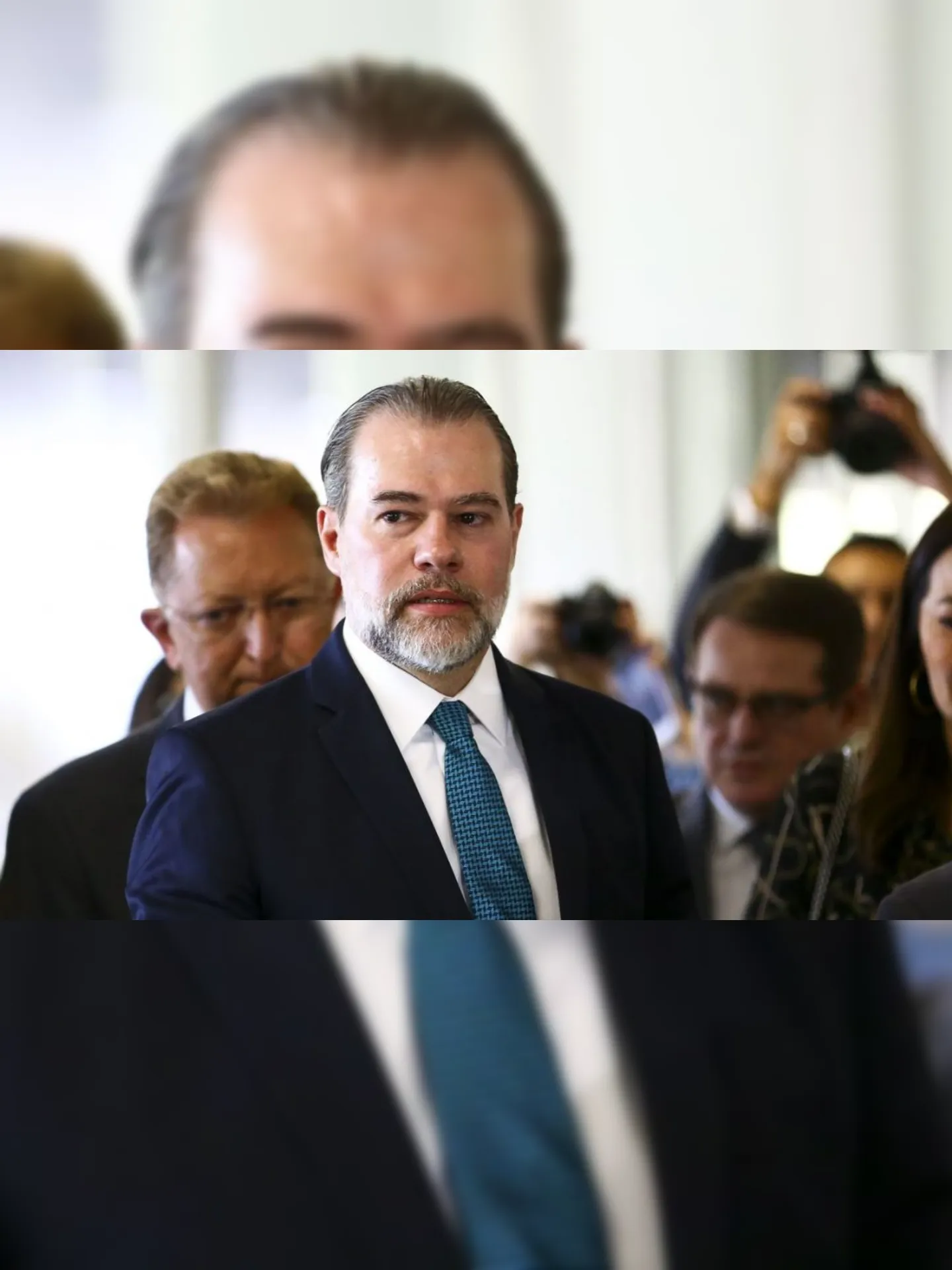 O presidente do Supremo Tribunal Federal, Dias Toffoli, vai ao Congresso para reunião com o presidente da Câmara dos Deputados, Rodrigo Maia.