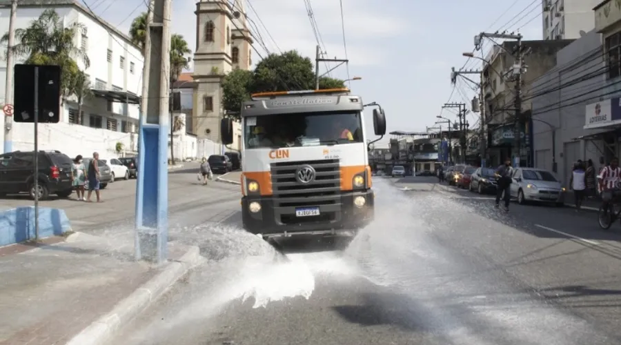 Imagem ilustrativa da imagem São Gonçalo segue com sanitização de ruas e prédios