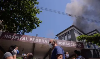 Imagem ilustrativa da imagem Sobe para oito o número de mortos em incêndio no Hospital de Bonsucesso