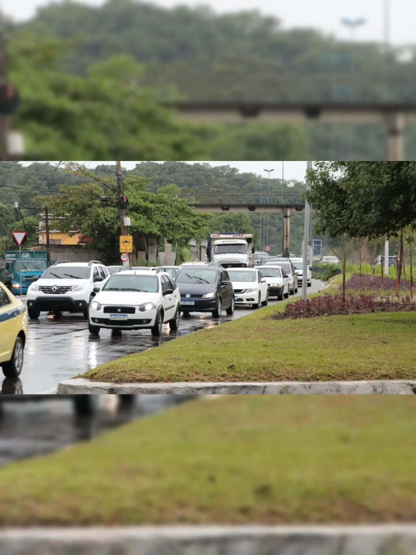 Imagem ilustrativa da imagem Chuva e trânsito lento em Niterói e São Gonçalo
