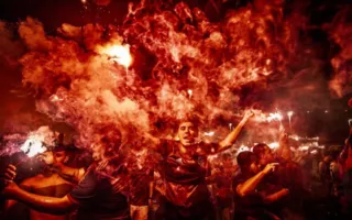 Imagem ilustrativa da imagem Organizadas do Flamengo são punidas por conta da 'rua de fogo'