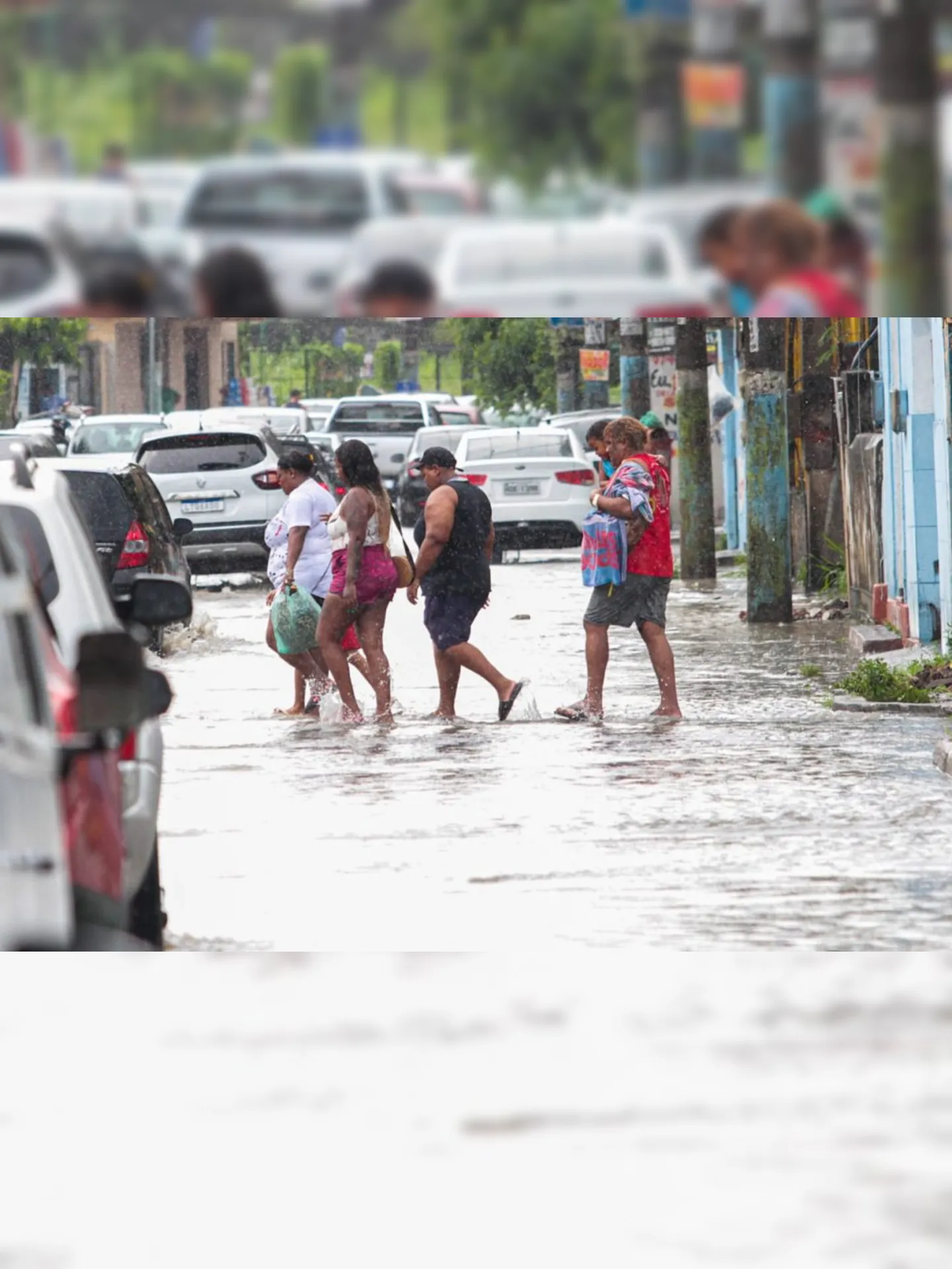 Imagem ilustrativa da imagem Forte chuva causa alagamentos em São Gonçalo