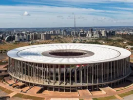 Imagem ilustrativa da imagem Flamengo usará o Mané Garrincha para confronto com Palmeiras