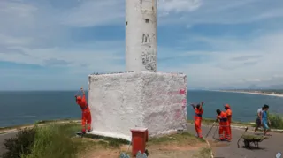 Imagem ilustrativa da imagem Farol de Ponta Negra continua sendo alvo de pichadores