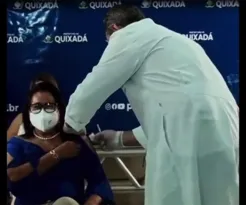 Imagem ilustrativa da imagem Vídeo com vacinação de ar revolta no Ceará, Prefeitura de Quixadá nega