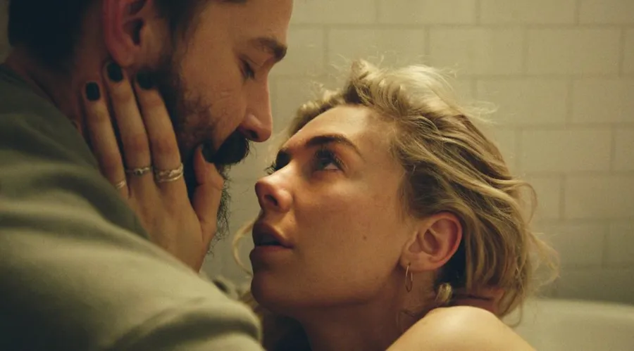 PIECES OF A WOMAN: (L to R) Shia LeBeouf as Sean and Vanessa Kirby as Martha