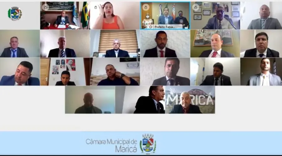 Imagem ilustrativa da imagem Vereadores de Maricá tomam posse por videoconferência