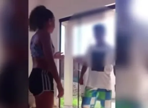 Imagem ilustrativa da imagem Vídeo: mulher tem casa invadida e expulsa acusado a tapas