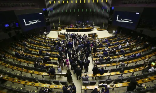 Sessão para eleição dos membros da mesa diretora da Câmara dos Deputados.