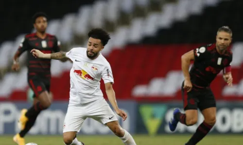 Rio de Janeiro/RJ; BRASIL; Estadio Maracana; Futebol;15/10/2020; Campeonato Brasileiro; Flamengo x Red Bull Bragantino; Na foto, Claudinho durante partida;Foto Ari Ferreira/Red Bull Bragantino