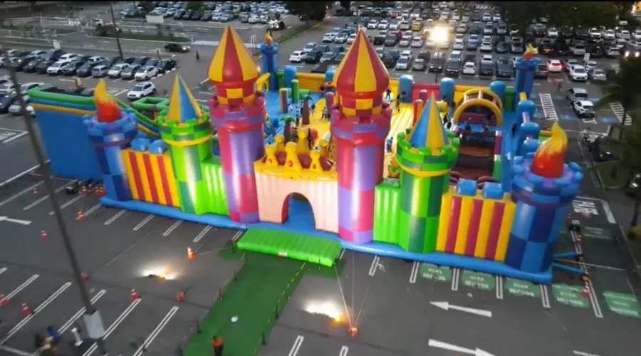 Imagem ilustrativa da imagem Castelo gigante é montado no Rio com diversão até dia 21