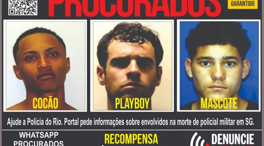 Imagem ilustrativa da imagem Trio suspeito de matar PM em São Gonçalo é procurado