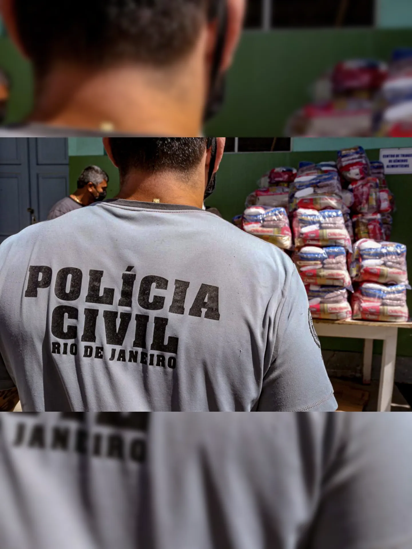 Imagem ilustrativa da imagem Polícia Civil doa cestas básicas para o Abrigo Cristo Redentor, em SG