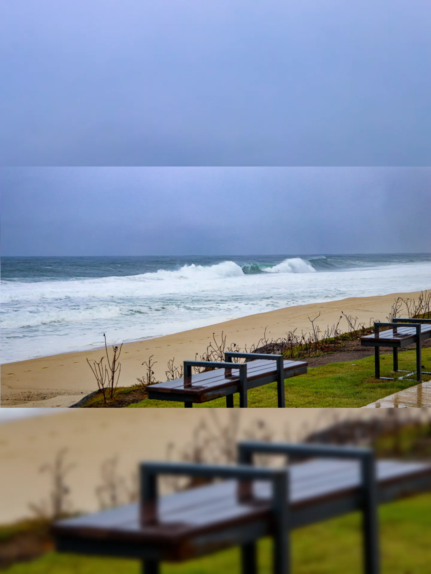 Imagem ilustrativa da imagem Ressaca com ondas de quase três metros em Maricá