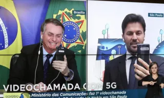 Imagem ilustrativa da imagem Bolsonaro faz primeira videochamada com 5G da América Latina