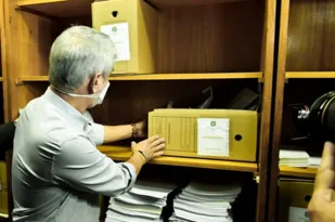 Imagem ilustrativa da imagem Sala-cofre da CPI da Pandemia guarda documentos sigilosos