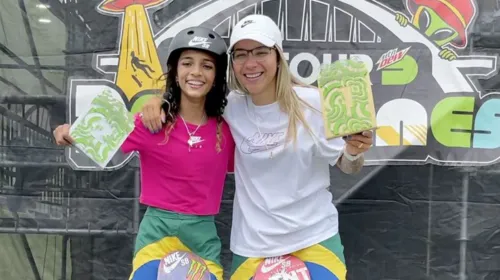 Imagem ilustrativa da imagem Evento de skate tem dobradinha brasileira e classificações para Olimpíada