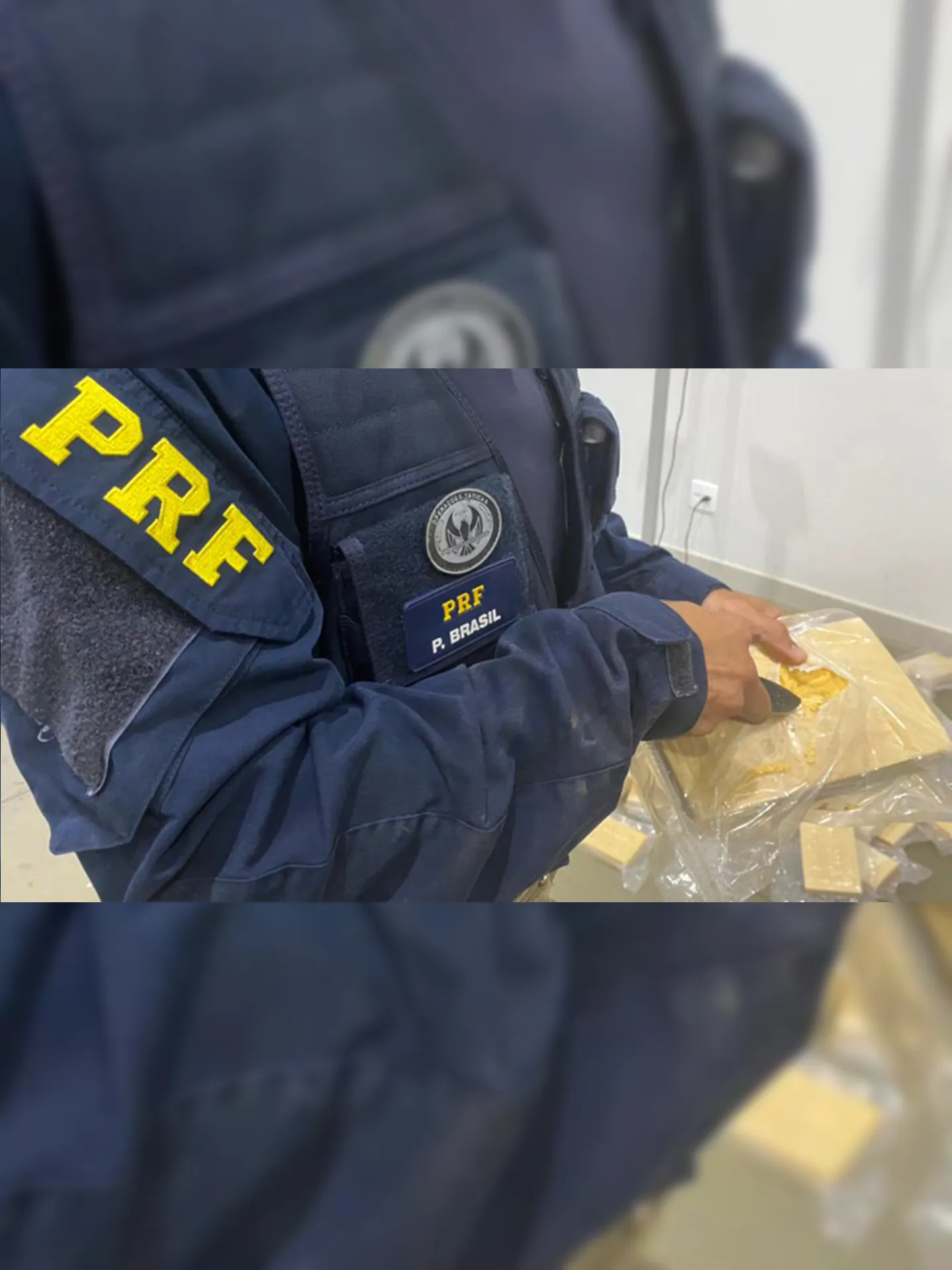 Imagem ilustrativa da imagem PRF apreende mais de 100 kg de pasta base de cocaína no Rio