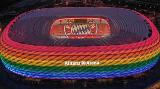 Imagem ilustrativa da imagem UEFA gera polêmica ao recusar pedido de 'luzes arco-íris' na Eurocopa