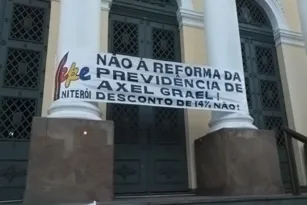 Imagem ilustrativa da imagem Servidores de Niterói protestam contra aumento na contribuição