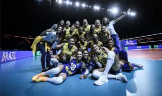 Imagem ilustrativa da imagem Seleção feminina de vôlei garante vice-liderança na Liga das Nações