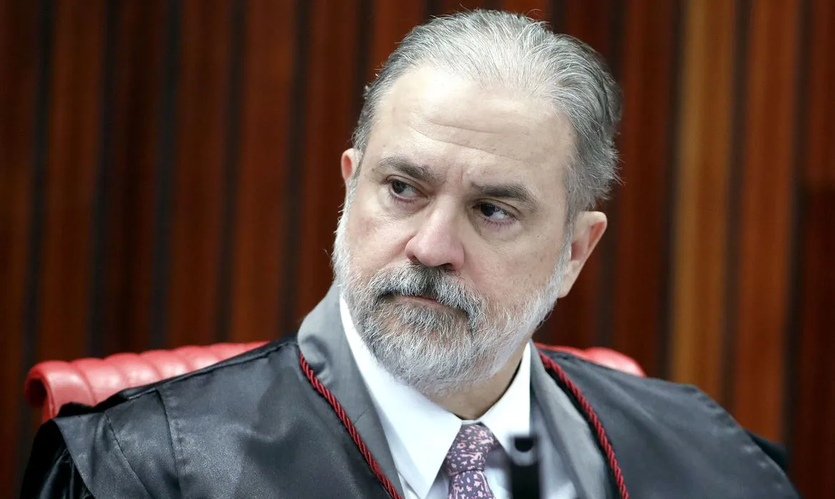 Representante do Ministério Público, Augusto Aras  durante sessão plenária do TSE. Brasília-DF, 02/04/2019 Foto: Roberto Jayme/ Ascom /TSE