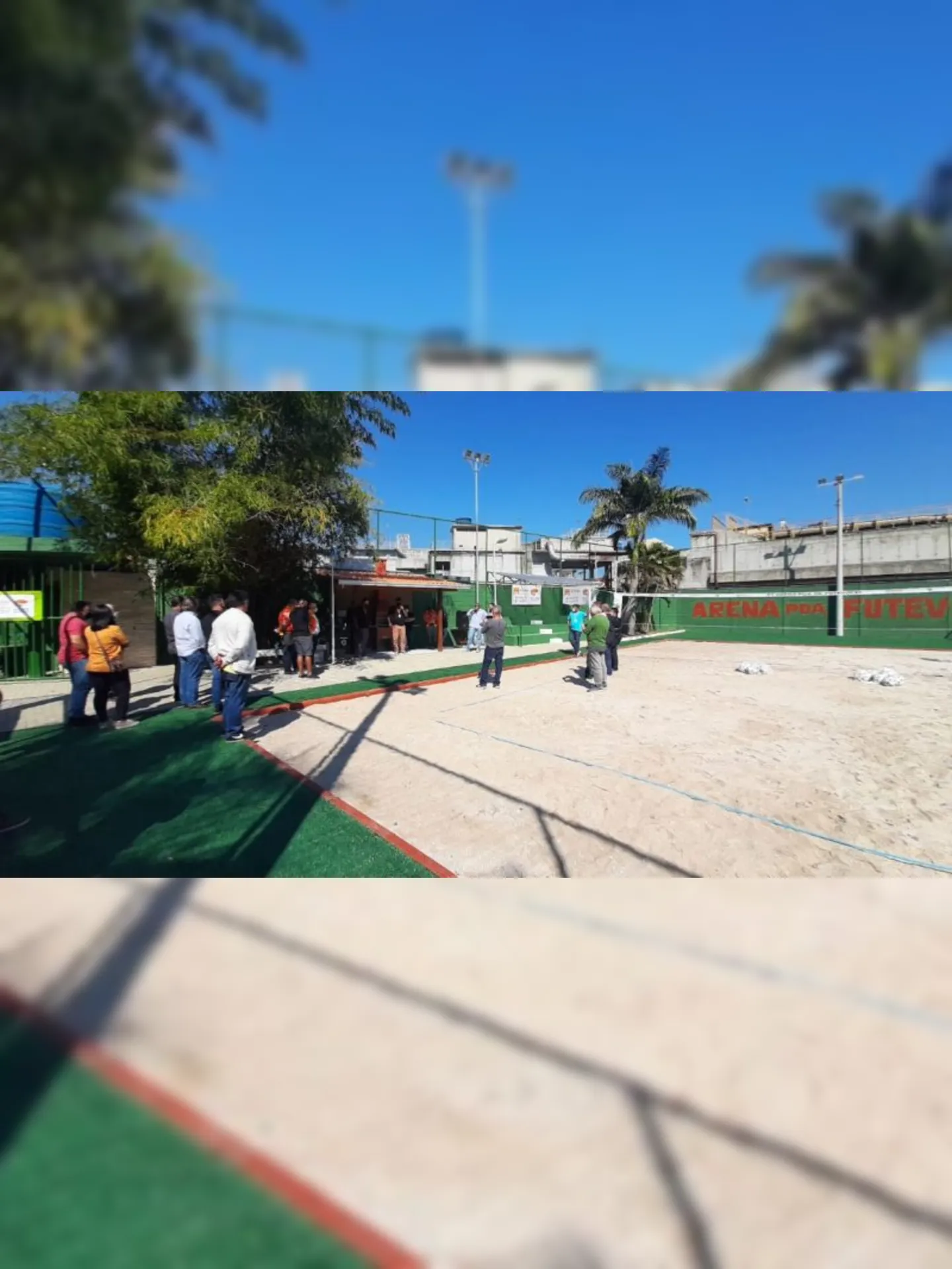 Imagem ilustrativa da imagem Arena de futevôlei realiza projeto social na Ponta D'Areia, em Niterói