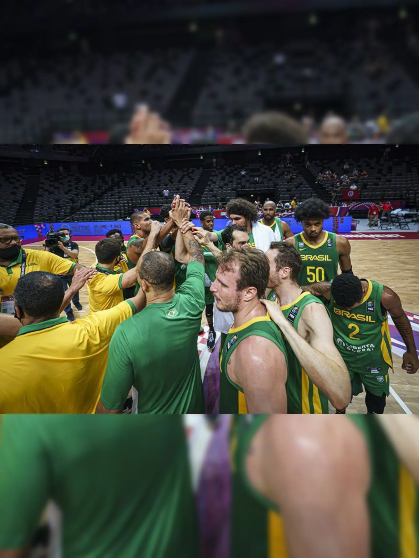 Imagem ilustrativa da imagem Brasil é vice no Pré-Olímpico de basquete e está fora dos Jogos de Tóquio