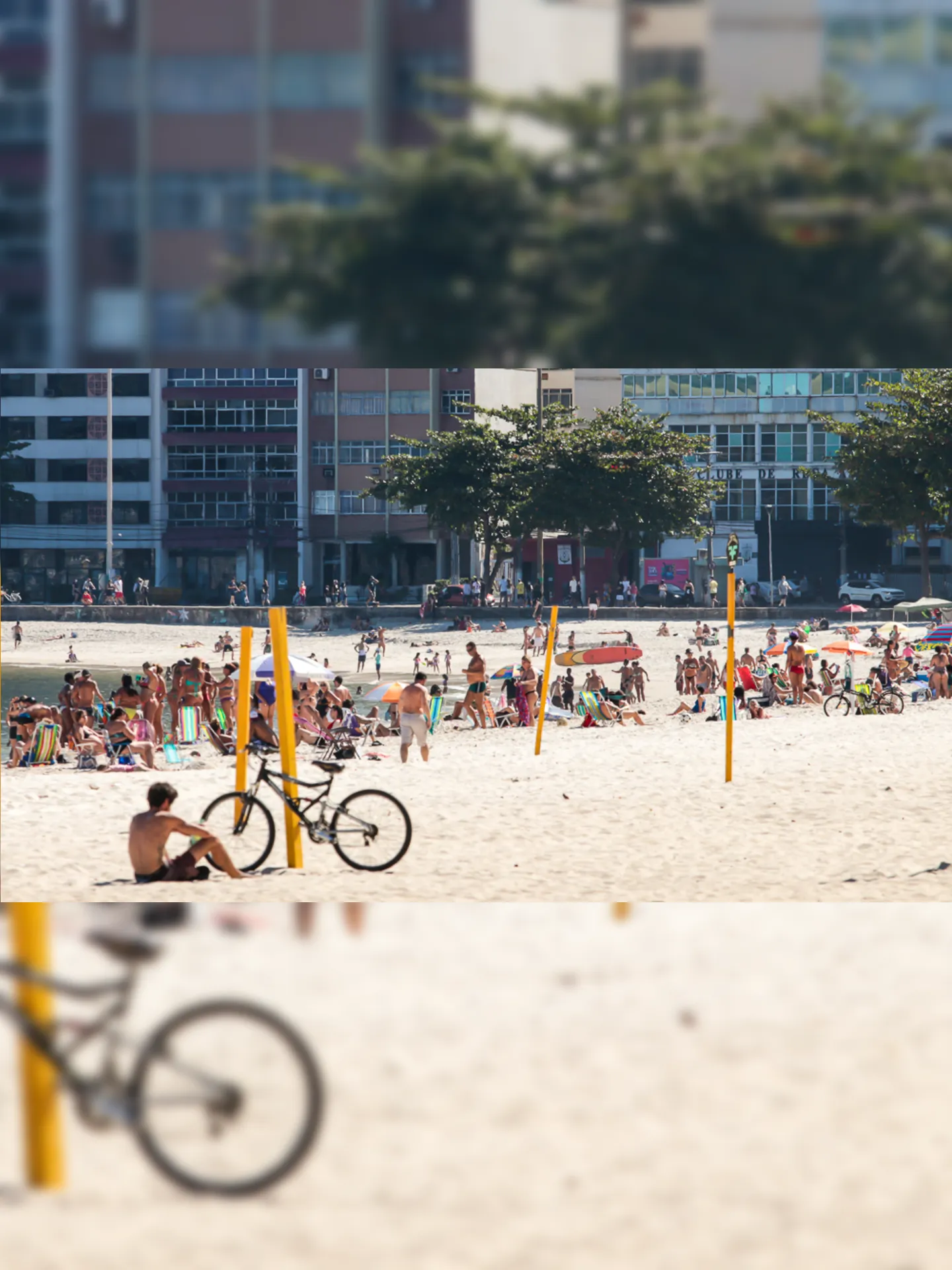 Imagem ilustrativa da imagem Domingo de sol com praias cheias na Zona Sul de Niterói