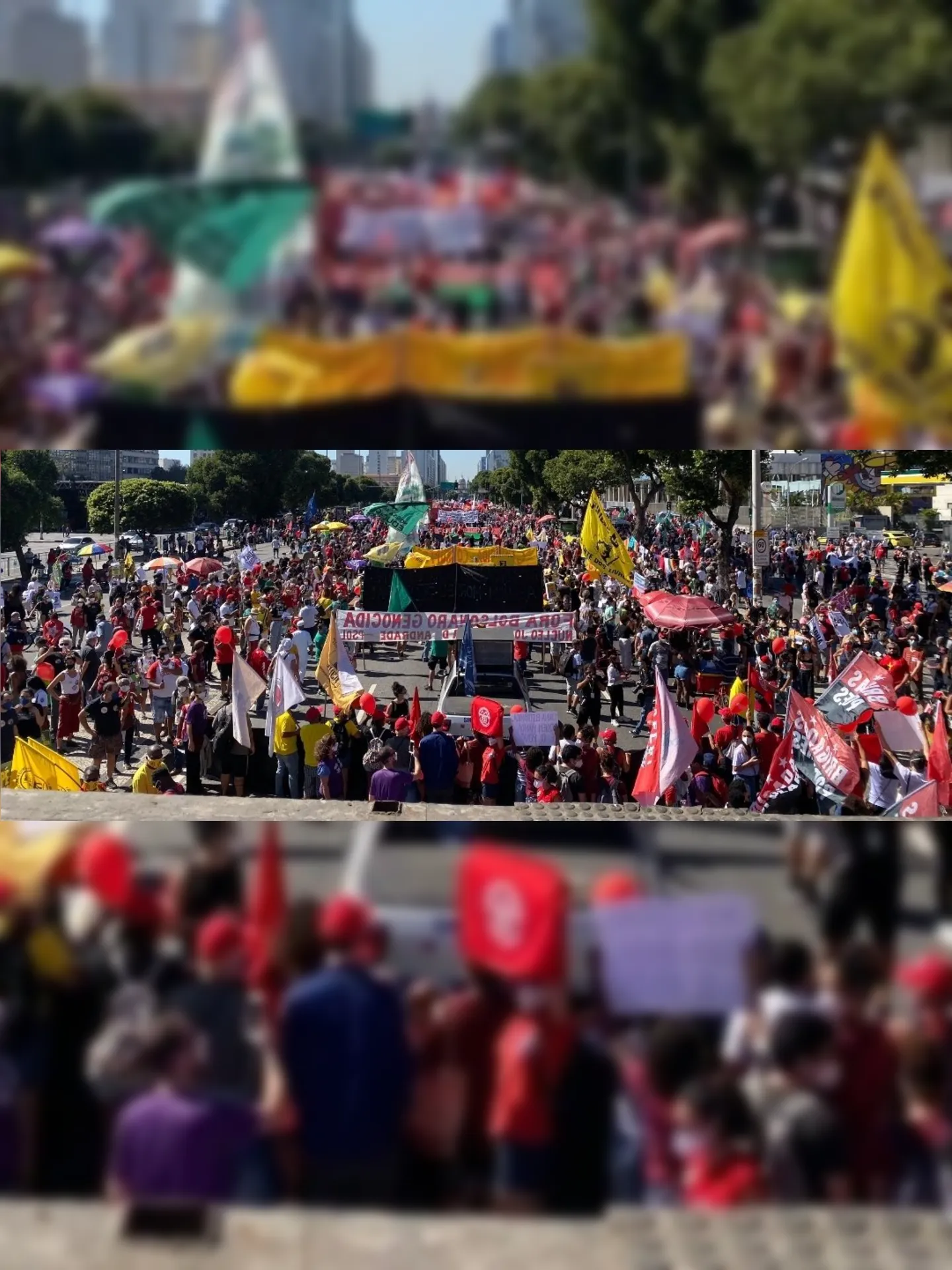 Imagem ilustrativa da imagem Mais uma manifestação contra Bolsonaro é realizada no Centro do Rio