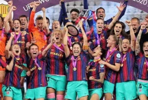 Imagem ilustrativa da imagem Champions League feminina será exibida gratuitamente até 2023