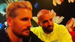 Imagem ilustrativa da imagem Suposta treta de Maluma e Scott Disick chama a atenção na web