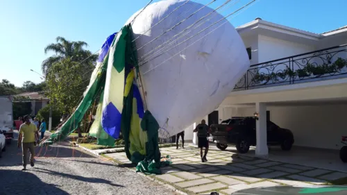 Imagem ilustrativa da imagem Balão é apreendido na Região Oceânica de Niterói