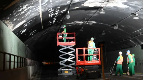 Imagem ilustrativa da imagem Mudança na iluminação do Túnel Roberto Silveira, em Niterói